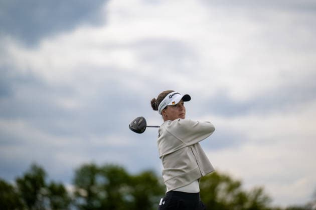 Amundi German Masters - Fourth Round Esther Henseleit of Germany drives from the tee of the 7th hole during the final round of the Amundi German Masters at Green Eagle Golf Courses in Hamburg, Germany, on May 17, 2026. Hamburg Germany  Copyright: xAndyxAstfalckx originalFilename:astfalck-amundige260518_npv0N.jpg