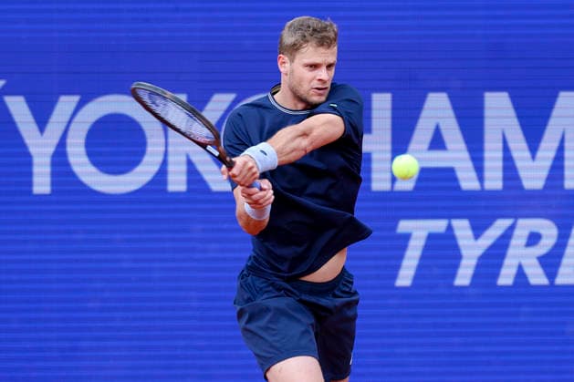 Yannick Hanfmann Germany controls the ball, Bitpanda Hamburg Open, Bitpanda Hamburg Open, Rothenbaum on May 18, 2026 in Hamburg, Germany Photo by Marco Steinbrenner DeFodi Images Yannick Hanfmann Germany controls the ball, Bitpanda Hamburg Open, Bitpanda Hamburg Open, Rothenbaum, May 18, 2026 in Hamburg, Germany Photo by Marco Steinbrenner DeFodi Images
