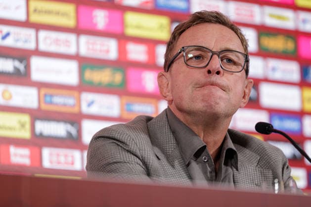 SOCCER - OEFB, PK, squad nomination VIENNA,AUSTRIA,18.MAY.26 - SOCCER - OEFB, Oesterreichischer Fussball-Bund, preview, press conference, PK, Pressekonferenz squad nomination. Image shows head coach Ralf Rangnick (AUT).  GEPAxpictures xArminxRauthner