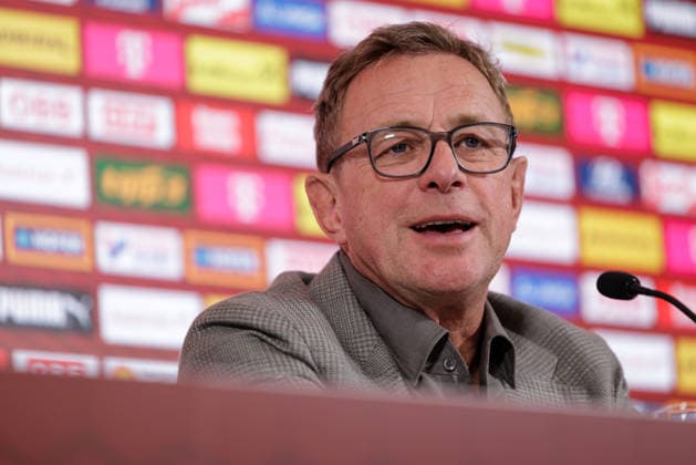 SOCCER - OEFB, PK, squad nomination VIENNA,AUSTRIA,18.MAY.26 - SOCCER - OEFB, Oesterreichischer Fussball-Bund, preview, press conference, PK, Pressekonferenz squad nomination. Image shows head coach Ralf Rangnick (AUT).  GEPAxpictures xArminxRauthner