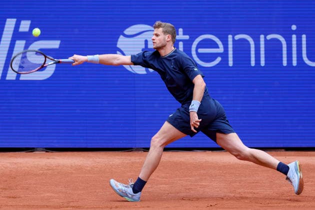 Yannick Hanfmann Germany controls the ball, Bitpanda Hamburg Open, Bitpanda Hamburg Open, Rothenbaum on May 18, 2026 in Hamburg, Germany Photo by Marco Steinbrenner DeFodi Images Yannick Hanfmann Germany controls the ball, Bitpanda Hamburg Open, Bitpanda Hamburg Open, Rothenbaum, May 18, 2026 in Hamburg, Germany Photo by Marco Steinbrenner DeFodi Images