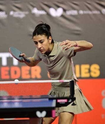 Georgia Piccolin from Italy at WTT Feeder Lagos in Portugal Always fashionable Georgia Piccolin from Italy competes in the WTT Feeder in Lagos, Portugal, on May 18, 2026 Lagos, Portugal Hessen Portugal