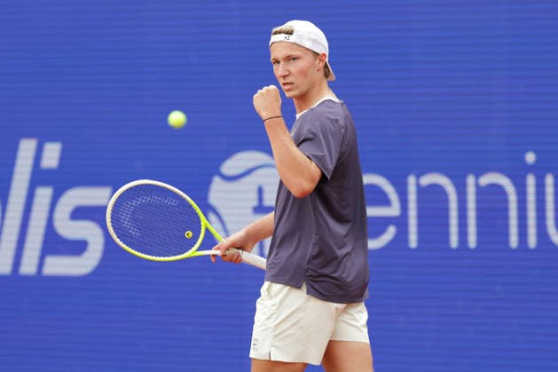 2026 05 18, xFSx, Bitpanda Open Hamburg ATP500, mens tennis tournament in Hamburg , Am Rothembaum in Hamburg , Max Schoenhaus GER winner fist, jubel Copyright: HMBxMedia FernandoxSoares