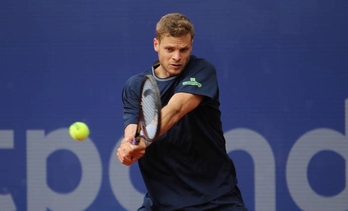 Bitpanda Hamburg Open, ATP 500, 1 round DTB pro Yannick Hanfmann