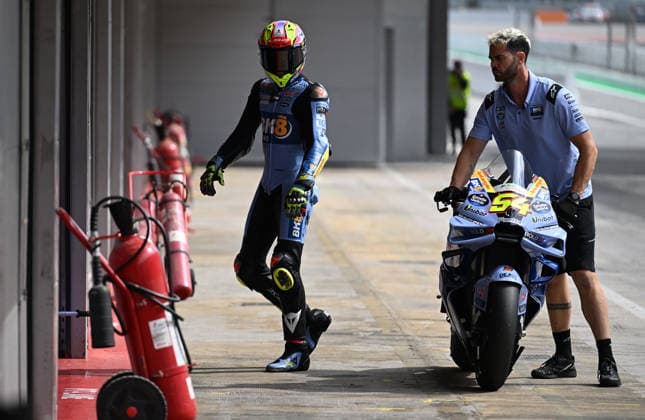 MotoGP Catalonia official test BARCELONA, SPAIN - MAY 18: BK8 Gresini Racing MotoGP rider Fermin Aldeguer takes part in the sixth official test session of the 2026 MotoGP World Championship, WM, Weltmeisterschaft at the 4.66-kilometer Barcelona-Catalunya circuit in Barcelona, Spain, on May 18, 2026. Burak Akbulut Anadolu Barcelona Spain. Editorial use only. Please get in touch for any other usage.  Copyright: x2026xAnadoluxBurakxAkbulutx
