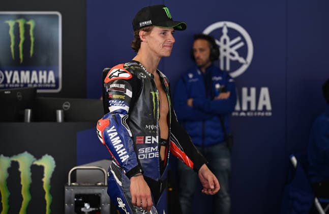 MotoGP Catalonia official test BARCELONA, SPAIN - MAY 18: Monster Energy Yamaha MotoGP rider Fabio Quartararo rides during the sixth official test session of the 2026 MotoGP World Championship, WM, Weltmeisterschaft at the 4.66-kilometer Barcelona-Catalunya Circuit in Barcelona, Spain, on May 18, 2026. Burak Akbulut Anadolu Barcelona Spain. Editorial use only. Please get in touch for any other usage.  Copyright: x2026xAnadoluxBurakxAkbulutx