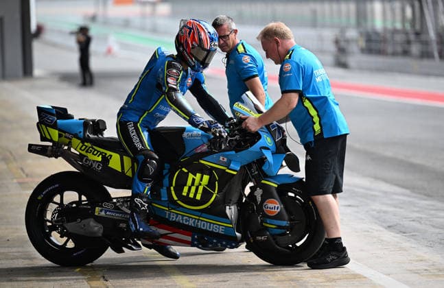 MotoGP Catalonia official test BARCELONA, SPAIN - MAY 18: Trackhouse MotoGP Team rider Ai Ogura rides during the sixth official test session of the 2026 MotoGP World Championship, WM, Weltmeisterschaft at the 4.66-kilometer Barcelona-Catalunya Circuit in Barcelona, Spain, on May 18, 2026. Burak Akbulut Anadolu Barcelona Spain. Editorial use only. Please get in touch for any other usage.  Copyright: x2026xAnadoluxBurakxAkbulutx