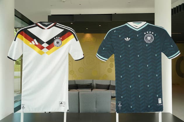 National jerseys for the 2026 World Cup Frankfurt 18 05 2026 Reception for the U17 European champions at the DFB Campus