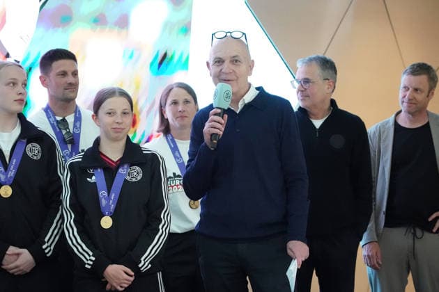 Speech by DFB President Bernd Neuendorf Frankfurt 18 05 2026 Reception for the U17 European champions at the DFB Campus