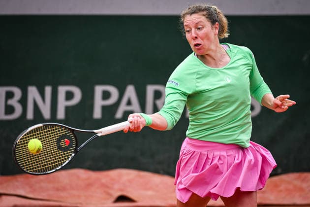 May 18, 2026, Paris, France, France: Anna-Lena FRIEDSAM of Germany during the first qualifying day of the Roland-Garros 2026, French Open 2026, Grand Slam tennis tournament at Roland-Garros Stadium on May 18, 2026 in Paris, France. Paris France - ZUMAm308 20260518_zsp_m308_058 Copyright: xMatthieuxMirvillex