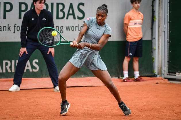May 18, 2026, Paris, France, France: Noma Noha AKUGUE of Germany during the first qualifying day of the Roland-Garros 2026, French Open 2026, Grand Slam tennis tournament at Roland-Garros Stadium on May 18, 2026 in Paris, France. Paris France - ZUMAm308 20260518_zsp_m308_066 Copyright: xMatthieuxMirvillex