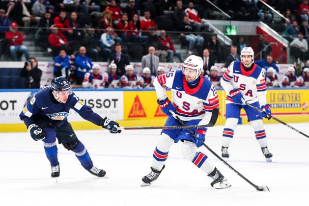 Ice hockey, Eishockey - IIHF WC 2026 ZURICH,SWITZERLAND,18.MAY.26 - ICE HOCKEY - IIHF Ice Hockey World Championship, WM, Weltmeisterschaft 2026, group stage, Finland vs USA. Image shows Tommy Novak (USA).  GEPAxpictures xMaticxKlansek