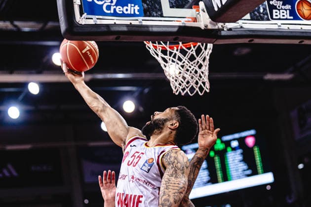 easyCredit Basketball Bundesliga, 2 Playoff Quarterfinals Telekom Baskets Bonn vs Fitness First Baskets Würzburg, 18 05 2026 David Muenkat Würzburg 55 points easyCredit Basketball Bundesliga, 2 Playoff Quarterfinals Telekom Baskets Bonn vs Fitness First Baskets Würzburg, 18 05 2026, Telekom Dome Bonn Copyright: xBEAUTIFULxSPORTS Derixx
