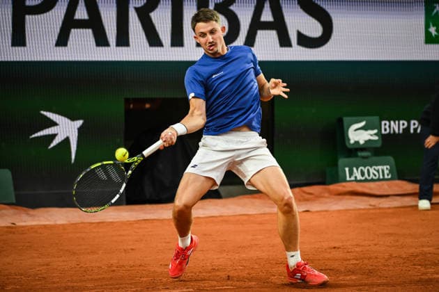 May 18, 2026, Paris, France, France: Ugo BLANCHET of France during the first qualifying day of the Roland-Garros 2026, French Open 2026, Grand Slam tennis tournament at Roland-Garros Stadium on May 18, 2026 in Paris, France. Paris France - ZUMAm308 20260518_zsp_m308_080 Copyright: xMatthieuxMirvillex