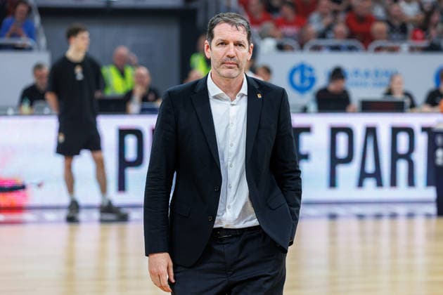 Ty Harrelson ratiopharm Ulm, coach, single picture, single photo, portrait, portraet, BMA365 Bamberg Baskets vs ratiopharm Ulm, basketball, easyCredit BBL, playoff quarterfinals, game 2, 18 05 2026 BMA365 Bamberg Baskets vs ratiopharm Ulm, basketball, easyCredit BBL, playoff quarterfinals, game 2, 18 05 2026 Bamberg Copyright: xEibner-Pressefoto G.xSantemizx EP_EER