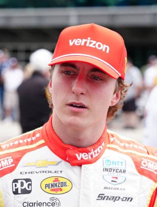 INDIANAPOLIS, IN - MAY 18: IndyCar, Indy Car, IRL, USA driver David Malukas waits for a group driver photo to be taken before practice for the 110th Running of the Indianapolis 500 on May 18th, 2026, at the Indianapolis Motor Speedway in Indianapolis, Indiana. (Photo by Brian Spurlock Icon Sportswire) AUTO: MAY 18 NTT IndyCar Series Indianapolis 500 Practice EDITORIAL USE ONLY Icon26051850019