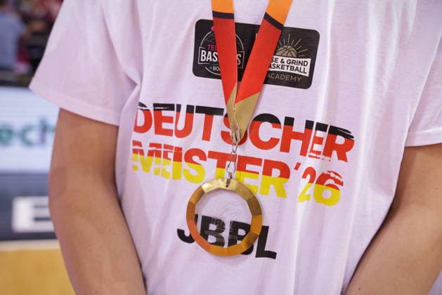 German champion JBBL Team Bonn Cologne at the game Telekom Baskets Bonnvs Fitness First Würzburg Baskets Playoffs Quarterfinals Game 2 Season 2025 26