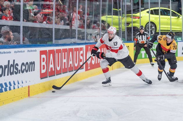 18 05 2026, Zurich, Swiss Life Arena, Ice Hockey World Championships Germany Switzerland, 13 Nico Hischier Switzerland Zurich Swiss Life Arena Zurich Switzerland Copyright: xJustPictures.ch StefanxEmchx jp-de-StEm-DSC0117520260518