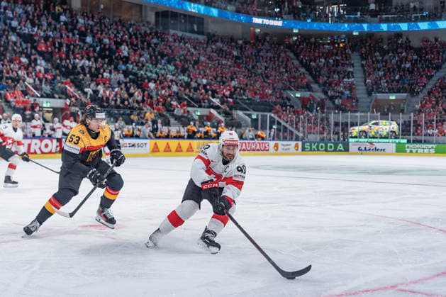 18 05 2026, Zurich, Swiss Life Arena, Ice Hockey World Championships Germany Switzerland, 53 Moritz Seider Germany , 90 Roman Josi Switzerland Zurich Swiss Life Arena Zurich Switzerland Copyright: xJustPictures.ch StefanxEmchx jp-de-StEm-DSC0126720260518