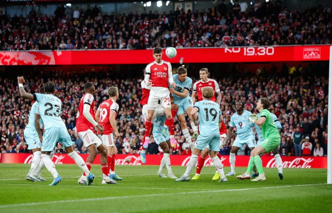 Premier League 2025 26 Arsenal v Burnley Emirates Stadium 18.05.2026 Kai Havertz of Arsenal scores and celebrates 1-0 Premier League 2025 26 Arsenal v Burnley Emirates Stadium 18.05.2026 Photograph By Marc Aspland The Times  Copyright: xMarcxAsplandx NINTCHDBPICT001081980705