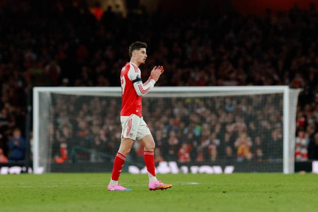 Premier League 2025 26 Arsenal v Burnley Emirates Stadium 18.05.2026 Kai Havertz of Arsenal is subbed off Premier League 2025 26 Arsenal v Burnley Emirates Stadium 18.05.2026 Photograph By Marc Aspland The Times  Copyright: xMarcxAsplandx NINTCHDBPICT001081983097