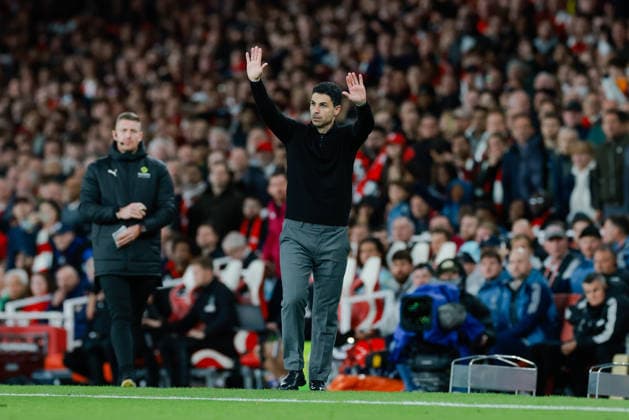 Premier League 2025 26 Arsenal v Burnley Emirates Stadium 18.05.2026 Arsenal manager Mikel Arteta Premier League 2025 26 Arsenal v Burnley Emirates Stadium 18.05.2026 Photograph By Marc Aspland The Times  Copyright: xMarcxAsplandx NINTCHDBPICT001081983719