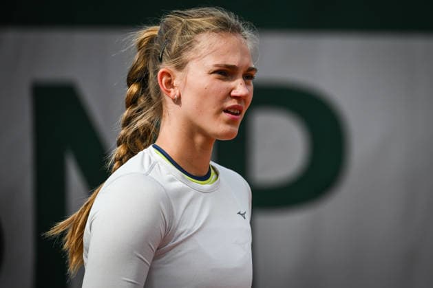 May 18, 2026, Paris, France, France: Julia AVDEEVA of Russia during the first qualifying day of the Roland-Garros 2026, French Open 2026, Grand Slam tennis tournament at Roland-Garros Stadium on May 18, 2026 in Paris, France. Paris France - ZUMAm308 20260518_zsp_m308_088 Copyright: xMatthieuxMirvillex