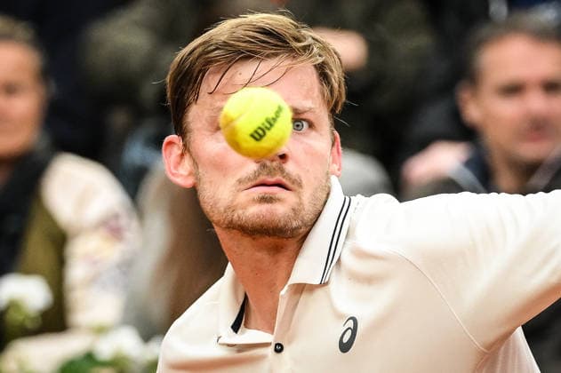 May 18, 2026, Paris, France, France: David GOFFIN of Belgium during the first qualifying day of the Roland-Garros 2026, French Open 2026, Grand Slam tennis tournament at Roland-Garros Stadium on May 18, 2026 in Paris, France. Paris France - ZUMAm308 20260518_zsp_m308_105 Copyright: xMatthieuxMirvillex