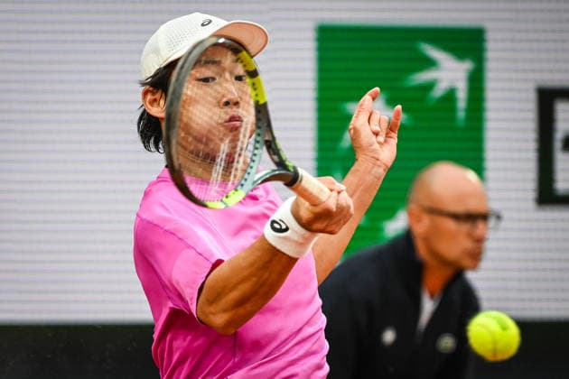 May 18, 2026, Paris, France, France: Chun-Hsin TSENG of Chinese Taipei during the first qualifying day of the Roland-Garros 2026, French Open 2026, Grand Slam tennis tournament at Roland-Garros Stadium on May 18, 2026 in Paris, France. Paris France - ZUMAm308 20260518_zsp_m308_108 Copyright: xMatthieuxMirvillex