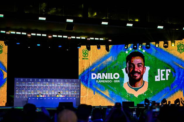 Final Squad for the World Cup RIO DE JANEIRO, RJ - 18.05.2026: FINAL SQUAD FOR THE WORLD CUP - Danilo on the list during the announcement of the Brazilian national team, Nationalteam for the 2026 World Cup, an event held at the Museum of Tomorrow, in the city of Rio de Janeiro (RJ), this Monday (18) (Photo: Nayra Halm Fotoarena) x2945973x  NayraxHalm