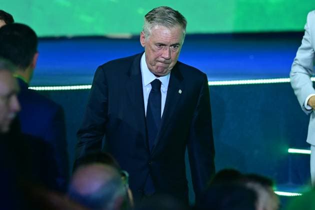 Museum of Tomorrow, Rio de Janeiro (RJ), 05 18 2026 - Sports: Brazil Squad Announcement - Coach Carlos Ancelotti, accompanied by the president of the CBF (Brazilian Football Confederation), Samir Xaud, announces the list of 26 players called up for the 2026 FIFA World Cup, WM, Weltmeisterschaft, Fussball at an event held at the Museum of Tomorrow in Rio de Janeiro, on the afternoon of Monday, May 18. (Photo: Eduardo Carmim Photo Premium SPP) 30930 (Eduardo Carmim SPP) Copyright: xEduardoxCarmimx xSPPx spp-en-EdCa-eduardo_carmim_photo_premium_479265