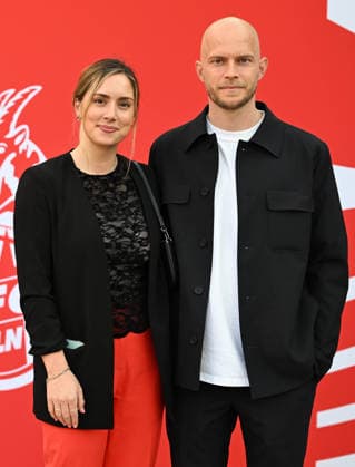 18 05 2026, xophax, Soccer 1 Bundesliga, Cologne Cologne , 1 FC Koeln end of season summer break end of season in the Cologne Flora RenÃ Wagner and girlfriend Mandi 1 FC Köln Koeln