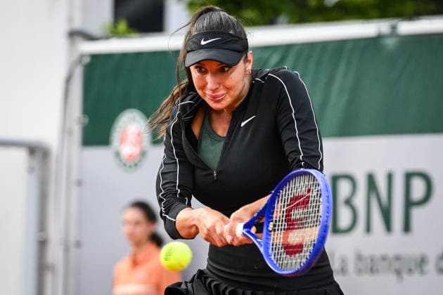 May 18, 2026, Paris, France, France: Oceane DODIN of France during the first qualifying day of the Roland-Garros 2026, French Open 2026, Grand Slam tennis tournament at Roland-Garros Stadium on May 18, 2026 in Paris, France. Paris France - ZUMAm308 20260518_zsp_m308_135 Copyright: xMatthieuxMirvillex