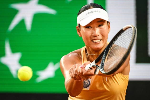 May 18, 2026, Paris, France, France: Carol YOUNG SUH LEE of United States during the first qualifying day of the Roland-Garros 2026, French Open 2026, Grand Slam tennis tournament at Roland-Garros Stadium on May 18, 2026 in Paris, France. Roland Garros 2026 - Qualifying Day 1  - ZUMAm308 20260518_zsp_m308_122 Copyright: xMatthieuxMirvillex