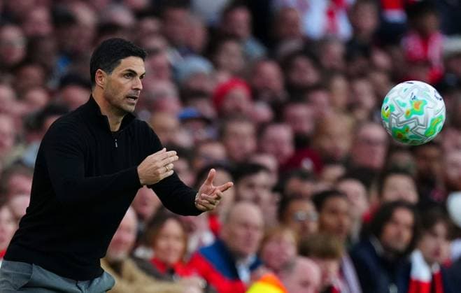 Arsenal Manager Mikel Arteta Arsenal v Burnley, Premier League, Football, Emirates Stadium, London, UK - 18 May 2026London Emirates Stadium United Kingdom EDITORIAL USE ONLY No use with unauthorised audio, video, data, fixture lists, club league logos or live services. Online in-match use limited to 120 images, no video emulation. No use in betting, games or single club league player publications. Copyright: xJavierxGarcia Shutterstockx 16881286cj