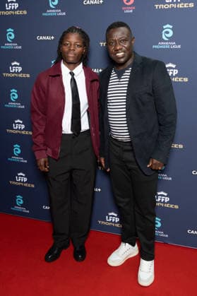 Trophees 2026 - Arkema Premiere Ligue - Paris Monique Ngock, Emile Bernard Ngock attends the awards ceremony of the French Women’s Football Professional League LFFP 2025 2026 season at Pavillon Dauphine on May 18, 2026 in Paris, France. Photo by Nasser Berzane ABACAPRESS.COM Paris France  Copyright: xBerzanexNasser ABACAx