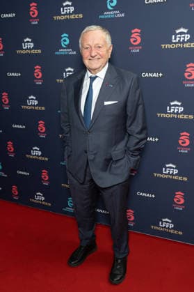 Trophees 2026 - Arkema Premiere Ligue - Paris Jean Michel Aulas attends the awards ceremony of the French Women’s Football Professional League LFFP 2025 2026 season at Pavillon Dauphine on May 18, 2026 in Paris, France. Photo by Nasser Berzane ABACAPRESS.COM Paris France  Copyright: xBerzanexNasser ABACAx
