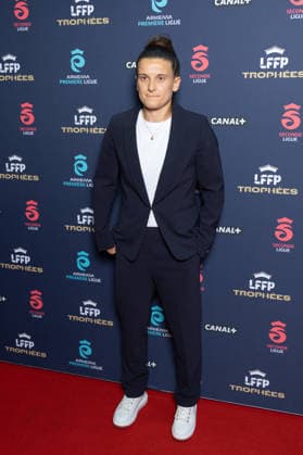 Trophees 2026 - Arkema Premiere Ligue - Paris Mathilde Bourdieu attends the awards ceremony of the French Women’s Football Professional League LFFP 2025 2026 season at Pavillon Dauphine on May 18, 2026 in Paris, France. Photo by Nasser Berzane ABACAPRESS.COM Paris France  Copyright: xBerzanexNasser ABACAx
