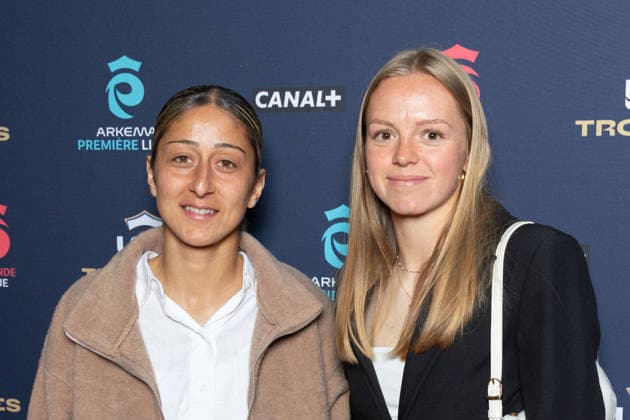 Trophees 2026 - Arkema Premiere Ligue - Paris Selen Altunkulak, Lou Jumere Seignou attends the awards ceremony of the French Women’s Football Professional League LFFP 2025 2026 season at Pavillon Dauphine on May 18, 2026 in Paris, France. Photo by Nasser Berzane ABACAPRESS.COM Paris France  Copyright: xBerzanexNasser ABACAx