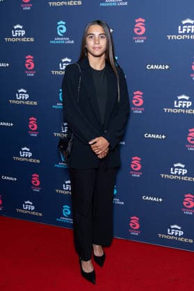 Trophees 2026 - Arkema Premiere Ligue - Paris Justine Rouquet attends the awards ceremony of the French Women’s Football Professional League LFFP 2025 2026 season at Pavillon Dauphine on May 18, 2026 in Paris, France. Photo by Nasser Berzane ABACAPRESS.COM Paris France  Copyright: xBerzanexNasser ABACAx
