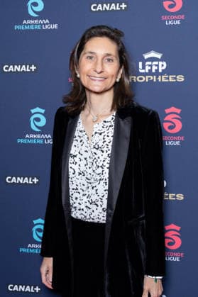 Trophees 2026 - Arkema Premiere Ligue - Paris Amélie Oudéa-Castéra attends the awards ceremony of the French Women’s Football Professional League LFFP 2025 2026 season at Pavillon Dauphine on May 18, 2026 in Paris, France. Photo by Nasser Berzane ABACAPRESS.COM Paris France  Copyright: xBerzanexNasser ABACAx