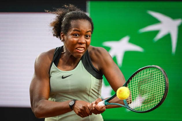 May 19, 2026, Paris, France, France: Daphnee MPETSHI PERRICARD of France during the second qualifying day of the Roland-Garros 2026, French Open 2026, Grand Slam tennis tournament at Roland-Garros Stadium on May 19, 2026 in Paris, France. Roland Garros 2026 - Qualifying Day 2  - ZUMAm308 20260519_zsp_m308_002 Copyright: xMatthieuxMirvillex