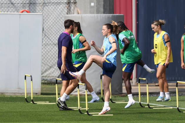 May 19, 2026, Sant Joan Despi, Barcelona, SPAIN: Ona Batlle Pascual during the training day of FC Barcelona, Barca ahead UEFA Women Champions League 2025 26, Final football match against OL Lyonnes at Ciutat Esportiva Joan Gamper on May 19, 2026 in Sant Joan Despi, Barcelona, Spain. FC Barcelona Training And Media Day - UEFA Women Champions League 2025 26 Final  - ZUMAa181 20260519_zaa_a181_026 Copyright: xJavierxBorregox