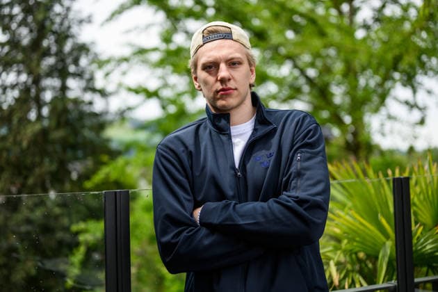260519 Jack Berglund of Sweden poses for a portrait at a press event during the 2026 IIHF Ice Hockey World Championship on May 19, 2026 in Bern Photo Jesper Zerman BILDBYRAN kod JZ JZ0720 ishockey ice hockey ishockey vm 2026 vm 2026 iihf world championship pressträff event meeting sverige sweden day 5 bbeng  Copyright: JESPERxZERMAN BB260519JZ012