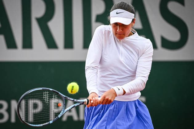 May 19, 2026, Paris, France, France: Amandine MONNOT of France during the second qualifying day of the Roland-Garros 2026, French Open 2026, Grand Slam tennis tournament at Roland-Garros Stadium on May 19, 2026 in Paris, France. Paris France - ZUMAm308 20260519_zsp_m308_008 Copyright: xMatthieuxMirvillex