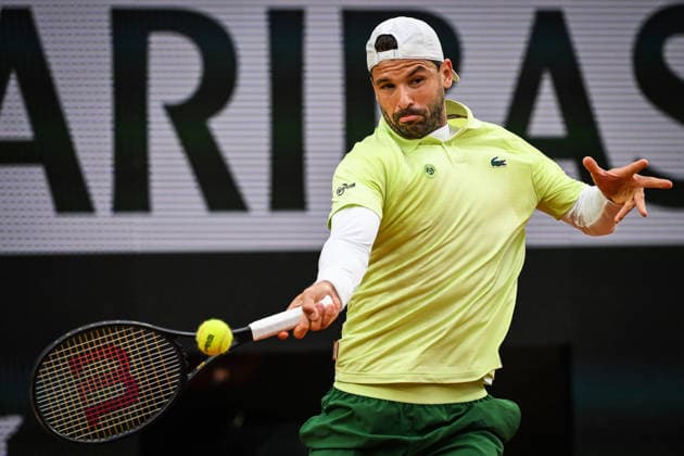 May 19, 2026, Paris, France, France: Grigor DIMITROV of Bulgaria during the second qualifying day of the Roland-Garros 2026, French Open 2026, Grand Slam tennis tournament at Roland-Garros Stadium on May 19, 2026 in Paris, France. Roland Garros 2026 - Qualifying Day 2  - ZUMAm308 20260519_zsp_m308_012 Copyright: xMatthieuxMirvillex