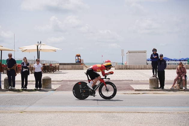 Norway™s Erlend Blikra of Uno-X Mobility during Stage 10, an individual time trial at the Giro d™Italia, from Viareggio to Massa, Italy, Tuesday, May 19, 2026.  Copyright: xMarcoxAlpozzi LaPressex