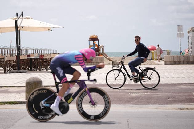 Czech Republic™s Casper MatyaÅ¡ KopeckÃ½ of Unibet Rose Rockets during Stage 10, an individual time trial at the Giro d™Italia, from Viareggio to Massa, Italy, Tuesday, May 19, 2026.  Copyright: xMarcoxAlpozzi LaPressex