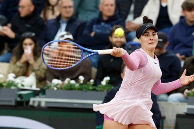 May 19, 2026, Paris, Paris, France: Bianca ANDREESCU (CAN) in action during the qualifications day 2 of the tennis Grand Slam of Roland Garros 2026, at Roland Garros Stadium - on April 16 2026 .Paris - France Paris France - ZUMAb253 20260519_zsp_b253_017 Copyright: xLoicxBaratouxx