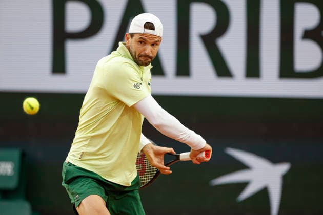 May 19, 2026, Paris, Paris, France: Grigor DIMITROV (BUL) in action during the qualifications day 2 of the tennis Grand Slam of Roland Garros 2026, at Roland Garros Stadium - on April 16 2026 .Paris - France Paris France - ZUMAb253 20260519_zsp_b253_030 Copyright: xLoicxBaratouxx